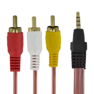 CABLE 3.5MM A 3RCA MACHO DESOX 1.5 METROS