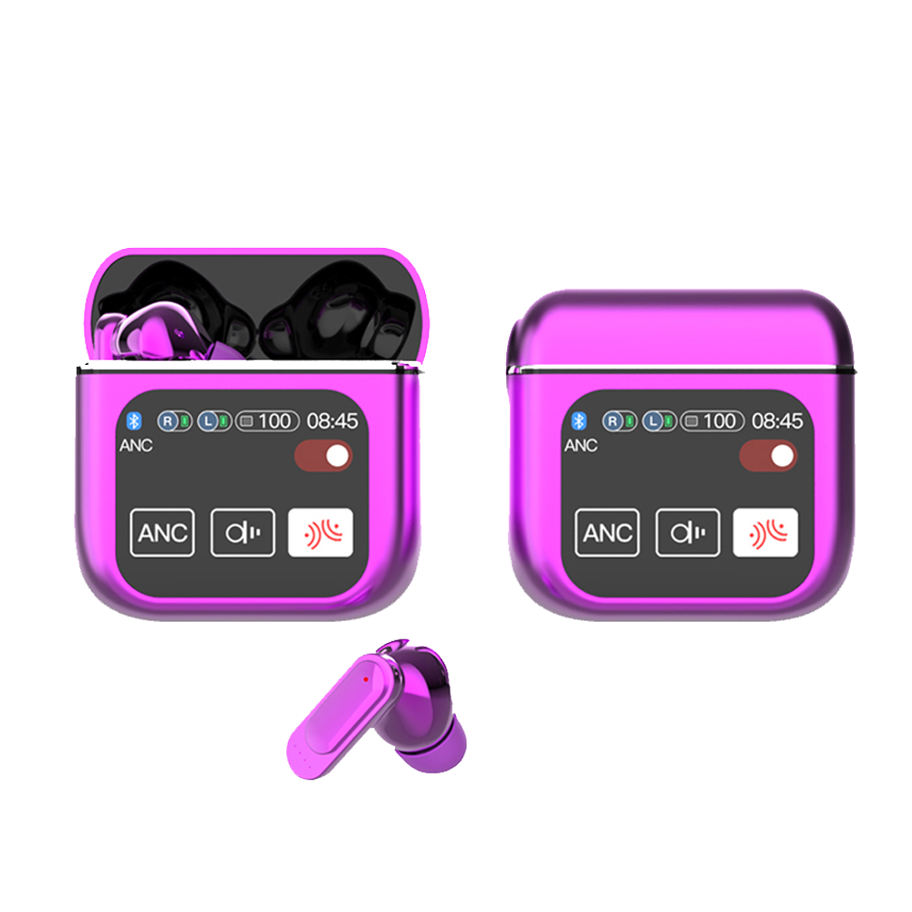 AUDIFONOS BT TWS PANTALLA PINK – SE-60