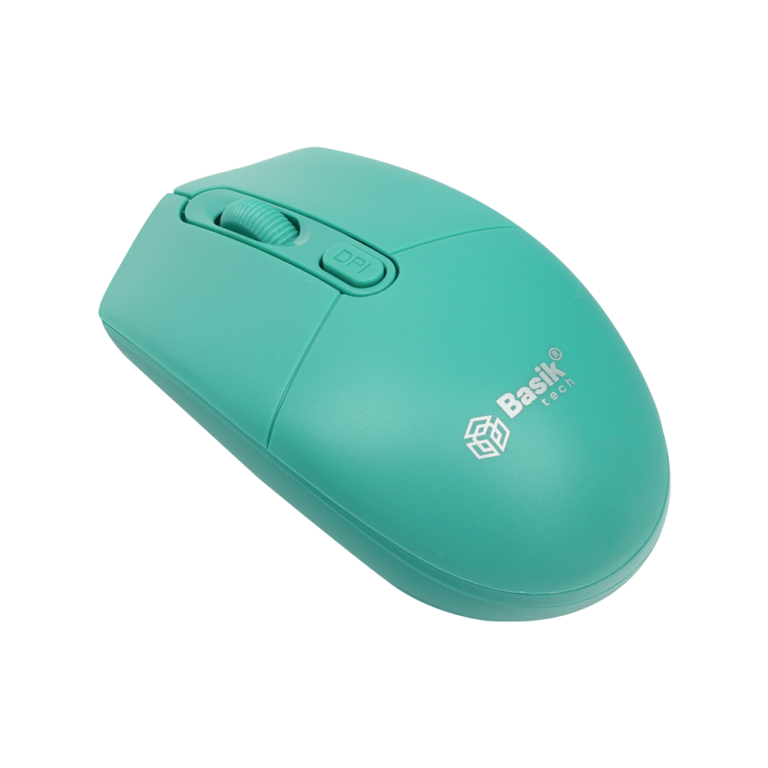 MOUSE INALAMBRICO BASIK TECH VERDE HALTECH