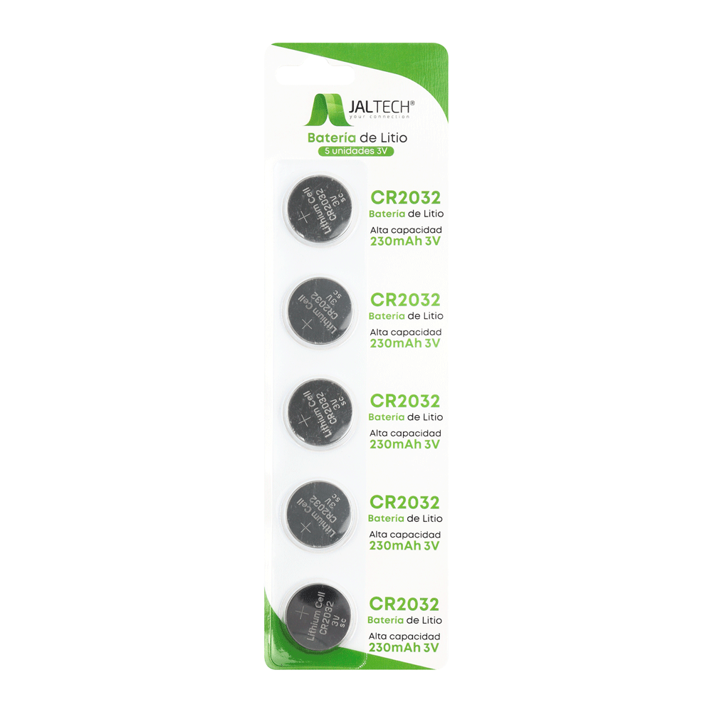 PILA LITHIUM MONEDA SET X5