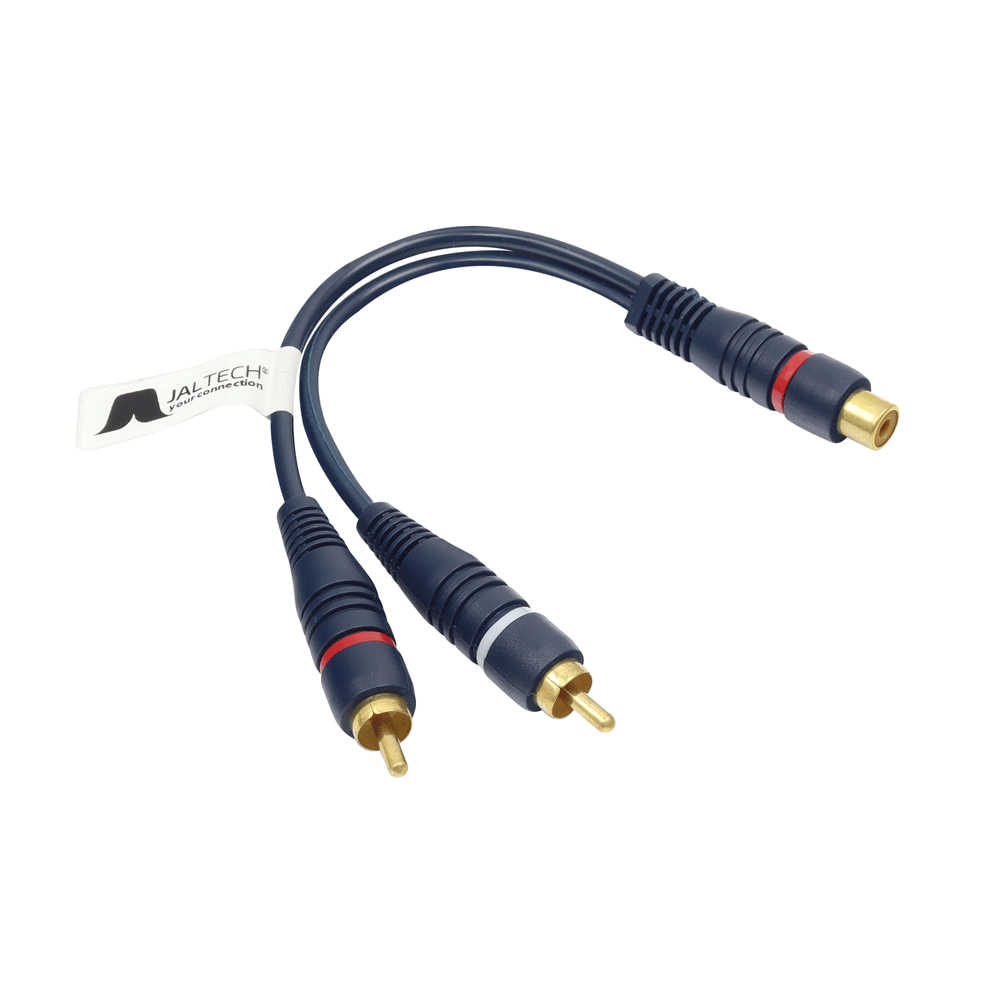 CABLE  RCA HEMBRA A 2 RCA MACHO