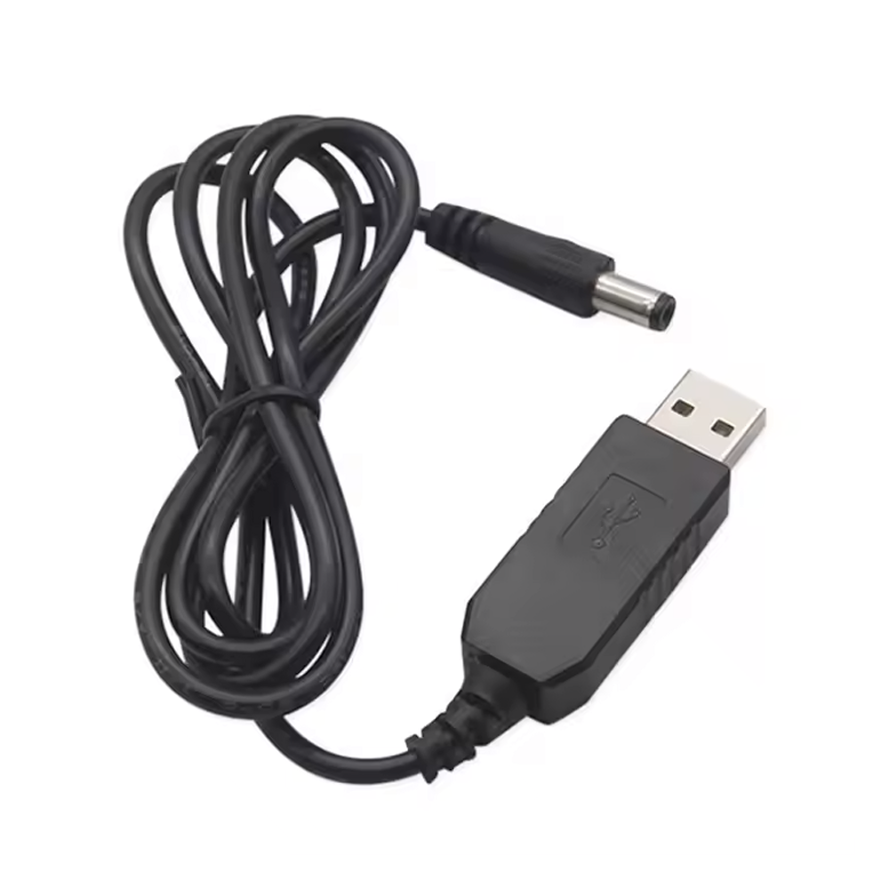 CABLE USB A DC 5.5X2.1 12V