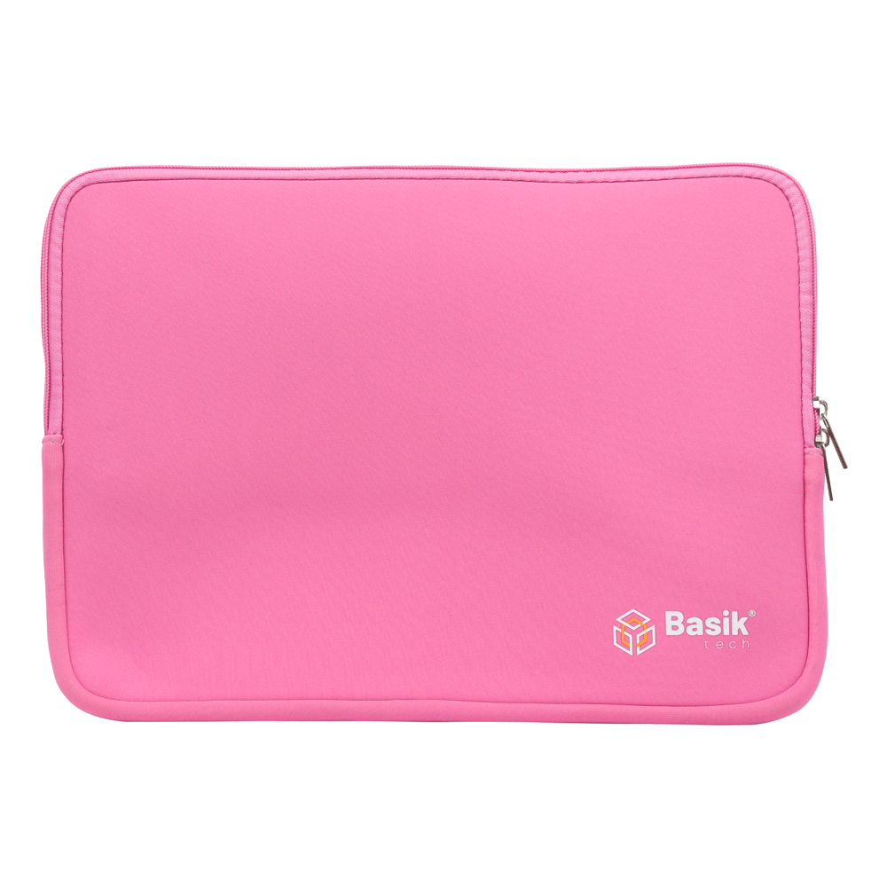 FUNDA CIERRE BASIK TECH 15plg ROSA