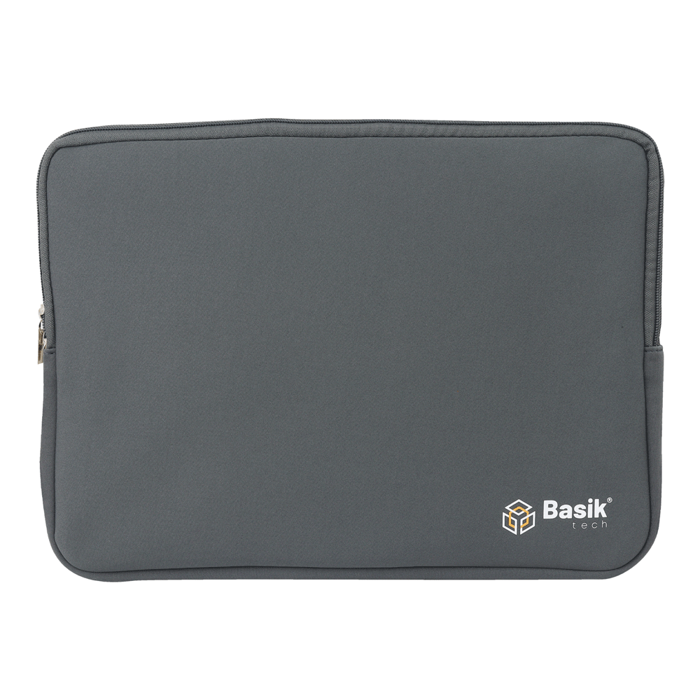 FUNDA CIERRE BASIK TECH 14plg GRIS