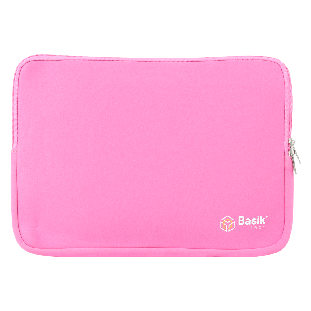 FUNDA CIERRE BASIK TECH 14plg ROSA