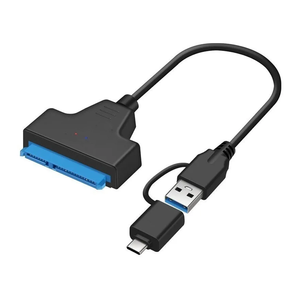 CABLE USB + TIPO C 3.0 A SATA 2.5plg