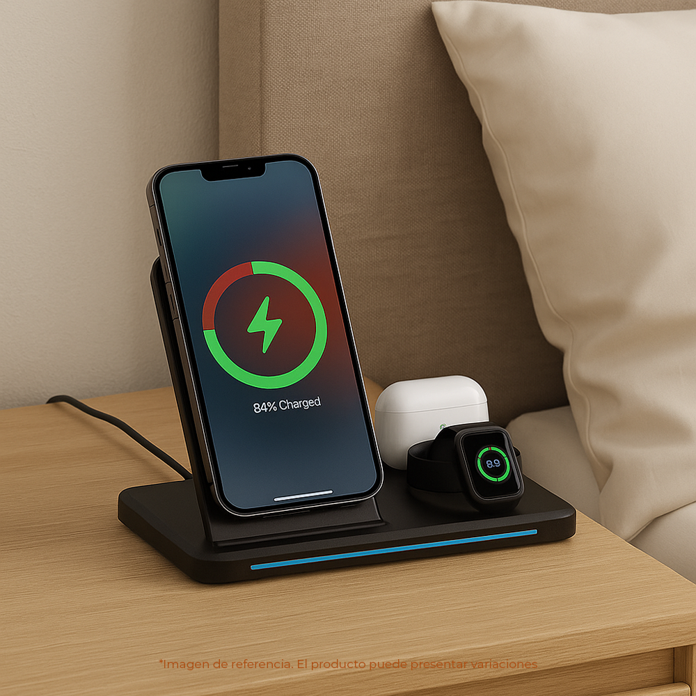 MULTI CARGADOR INALAMBRICO 15W – Z10