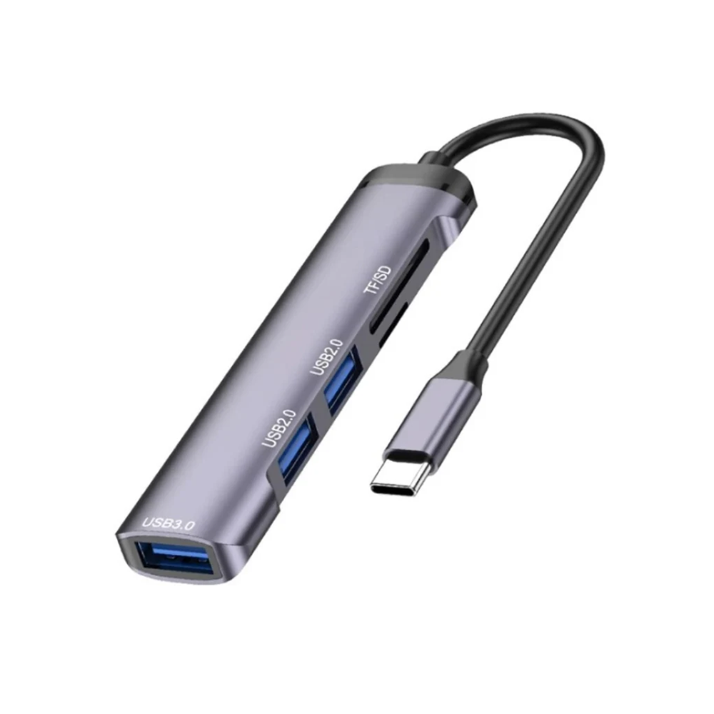 HUB TIPO C 5 EN 1 CARD HUB – T-505
