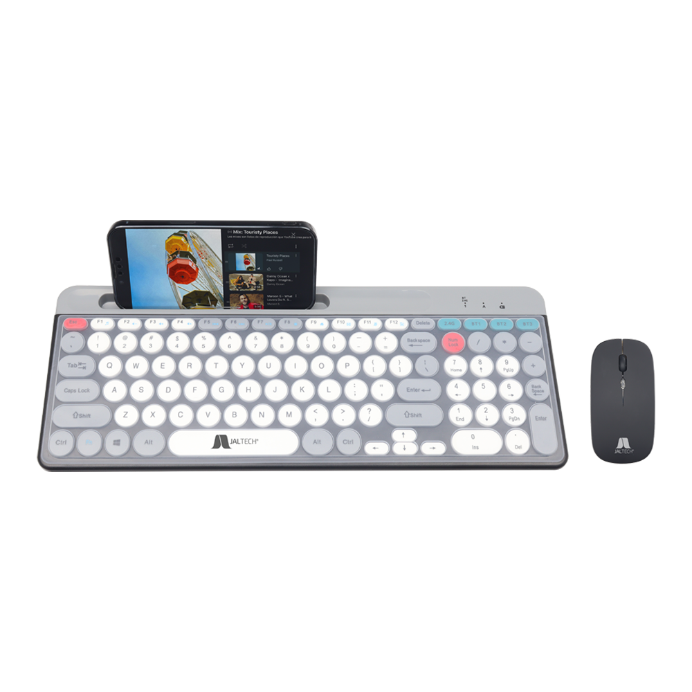 COMBO TECLADO Y MOUSE 2.4G DESIGN RECARG. – JAL-806