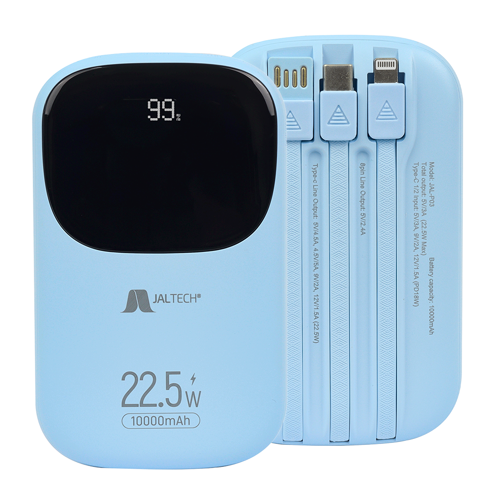Power Bank 10.000 mAh Pantalla Digital – JAL-P03