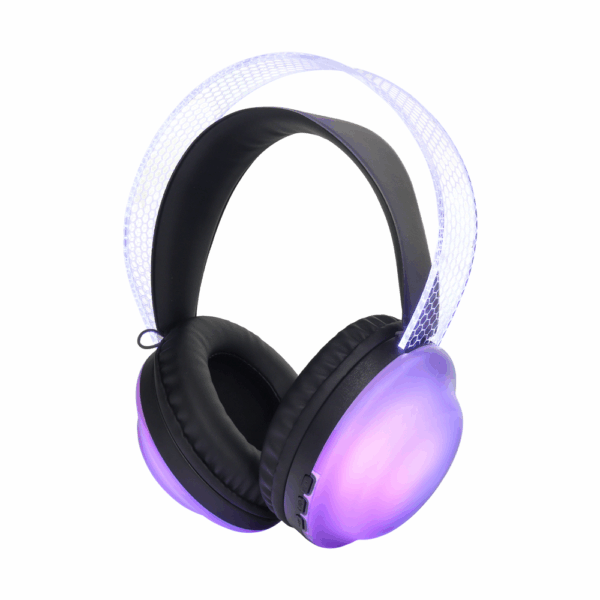 diadema audifonos bluetooth rgb