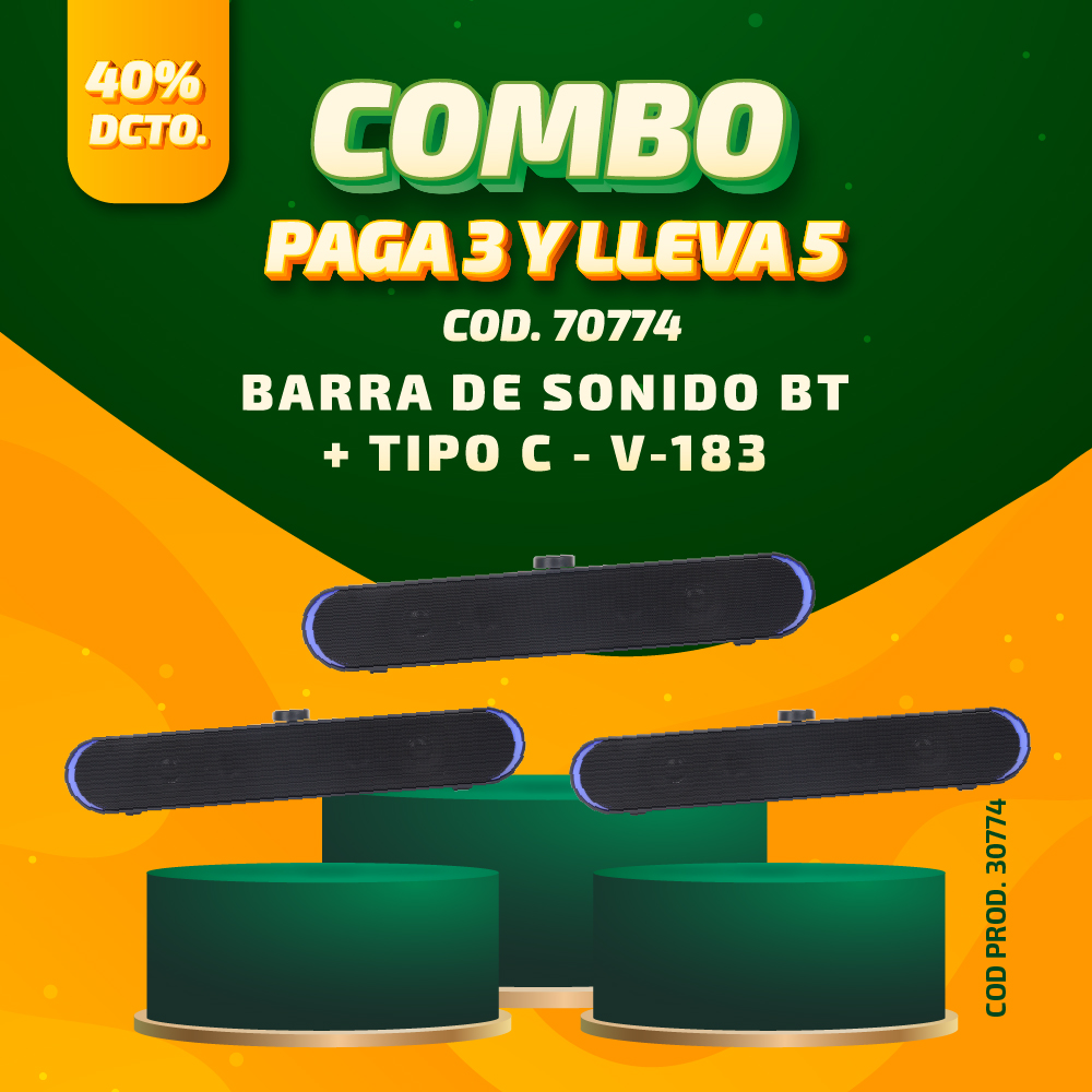 COMBO MAR. 2026 PAGUE 3 LLEVE 5 COD. 30774