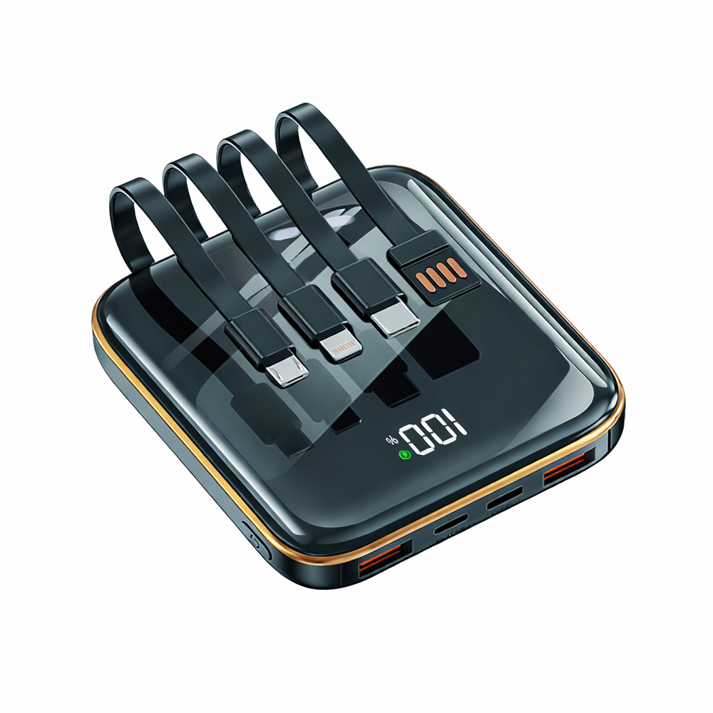 POWER BANK 10000 mAh CON LED INDICADOR JAL-1008