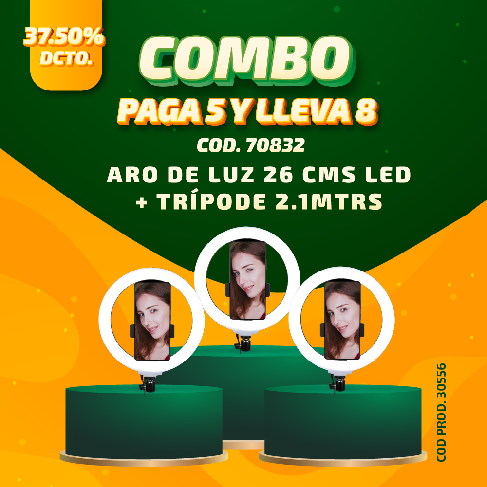 COMBO JUN. 2026 PAGUE 5 LLEVE 8 COD. 30556