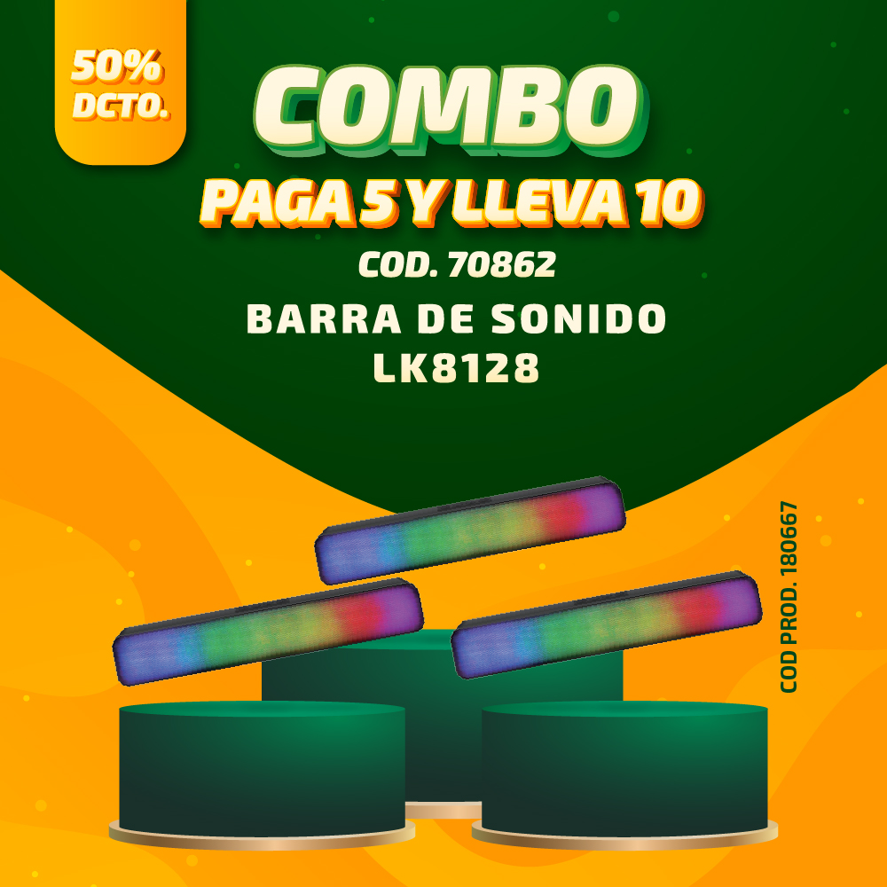 COMBO AGOS. 2026 PAGUE 5 LLEVE 10 COD. 180667