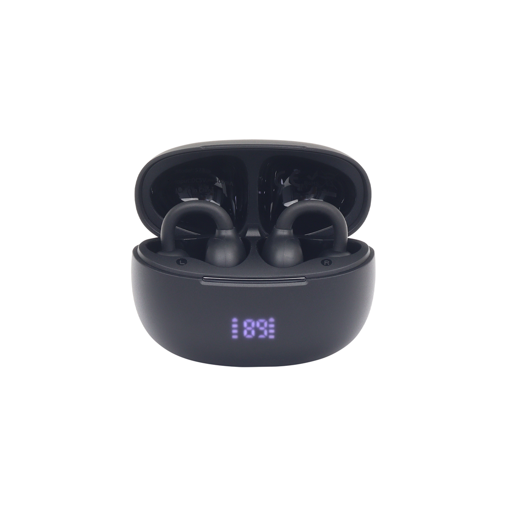 AUDÍFONOS TWS OPEN EAR CLIP LCD – S73