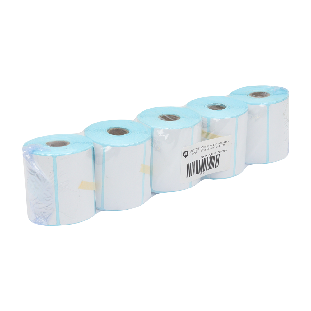 ROLLO ETIQUETAS IMPRESORA BT50*30-400 X5 UNDS - Imagen 5